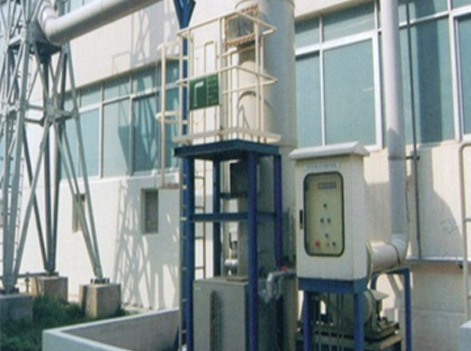 Cyanide containing CN waste gas treatment